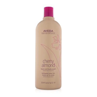 Aveda Cherry Almond Hand & Body Wash |with Sweet Almond Oil, Cherry Blossom Extract | Sweet Floral Aroma of Tonka Bean, Certified Organic Orange, Ylang Ylang | 97% Naturally Derived*, 33.8 Fl Oz