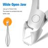 FERYES Toenail Clippers for Ingrown,Thick Toenails, 4R13 Stainless Steel Large Handle Fingernail Clipper,Nail Clipper - Silver view 4