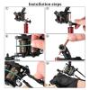 ATOMUS Tattoo Coil Machine Gun 8 Wraps Coil Liner Shader Iron Frame for Tattoo Beginners Starters view 3