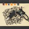 ATOMUS Tattoo Coil Machine Gun 8 Wraps Coil Liner Shader Iron Frame for Tattoo Beginners Starters view 4