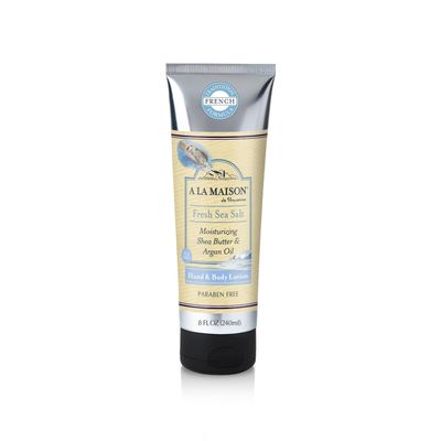 A LA MAISON Lotion - Fresh Sea Salt - 8 fl oz, silver