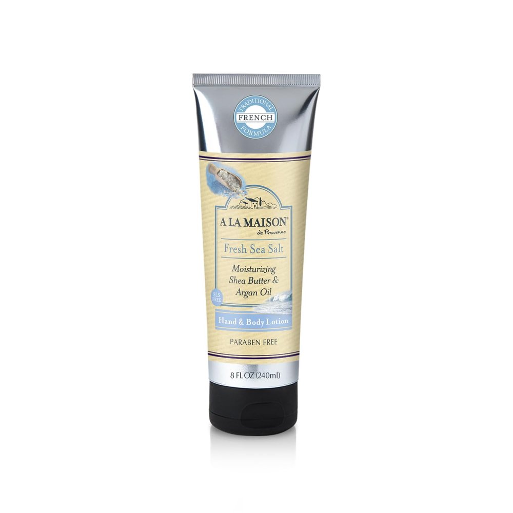 A LA MAISON Lotion - Fresh Sea Salt - 8 fl oz, silver