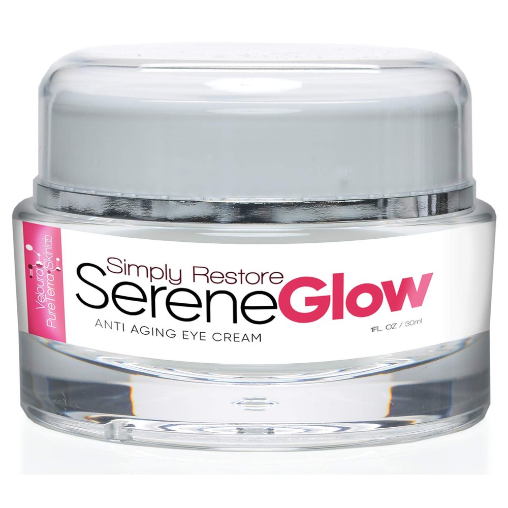 Simply Restore Serene Glow - Anti Aging Eye Cream - Lift and Firm your Eyes and Smile Lines - Help Protect from the Formation of Crows Feet - Protect Your Expression and Beauty - Under Eye Cream