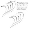 Pierced Owl Set of 10 EO Gas Sterilized 316L Surgical Steel Curved Piercing Needles (1.6mm (14GA)) view 2