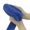 Hetto Tape in Hair Extensions Seamless 22 Inches Invisible Tape in Extensions 10Pcs 25G Tape in Remy Hair Extensions Human Hair Blue Color view 4