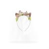Cat ears headband with flowers, Bride hair accessories view 1