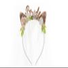 Cat ears headband with flowers, Bride hair accessories view 2