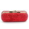 Bestbling Bling Rhinestone Crystal Lipstick Case Holder Organizer bag Cosmetic Storage for Women's Lipstick Jewelry Kit (Red) view 1