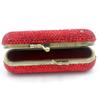 Bestbling Bling Rhinestone Crystal Lipstick Case Holder Organizer bag Cosmetic Storage for Women's Lipstick Jewelry Kit (Red) view 2