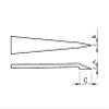 Angled, Pointed, Delrin Tips, 115mm view 2