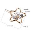 Geometric Classic Pearl Hairpin Women Diamond Long Hair Clips Temperament Hair Curlers (Triangle) view 3