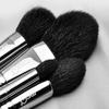 MSQ Wool Makeup Brush Set 11pcs with Portable Tie-up Bag for Foundation Powder Contour Blending Eye Shadow view 3