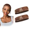 Dreamlover Wig Grip Band, Velvet Wig Grip, Brown, 2 Pieces view 1