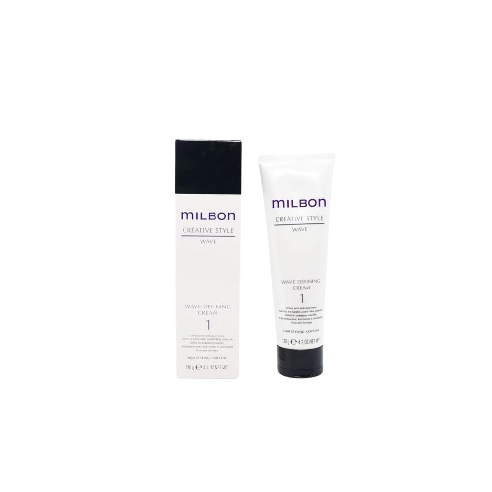Milbon Creative Style Wave Defining Cream 1, 4.2oz