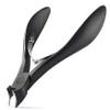 FERYES Precision Toenail Clipper for Thick or Ingrown Toenails, 4R13 Stainless Steel Nail Cutter, Manicure Pedicure Clipper - Black view 1