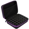 30-Bottle Essential Oil Carrying Case for 5ml,10ml,15ml Portable Scented Oils Holder Traveling Carrying Case Storage Box(Purple) view 1