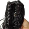 16inch Hair Piece Ponytail Extension wavy Light Curled Nature Looking Heat-Resisting (1# off black) view 4
