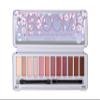 BYS 12 Shade Bloom Eyeshadow Metallic and Matte Palette Tin Collection with Mirror, Double Ended Applicator and Blender view 1