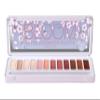 BYS 12 Shade Bloom Eyeshadow Metallic and Matte Palette Tin Collection with Mirror, Double Ended Applicator and Blender view 3