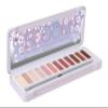 BYS 12 Shade Bloom Eyeshadow Metallic and Matte Palette Tin Collection with Mirror, Double Ended Applicator and Blender view 4