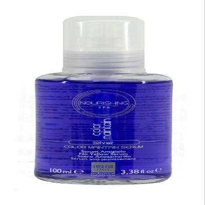 Ever Ego Italy Color Maintain Silver Serum For Bleached, Blonde and Grey Hair | Revitalizing And Moisturizing Hair Care Product For Men And Women | 100 ml Bottle