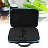 60-Bottle Essential Oil Carrying Case for 5ml,10ml,15ml with Handle Scented Oils Holder Traveling Carrying Case Storage Bag(Blue) view 3