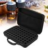 60-Bottle Essential Oil Carrying Case for 5ml,10ml,15ml with Handle Scented Oils Holder Traveling Carrying Case Storage Bag(Black) view 2