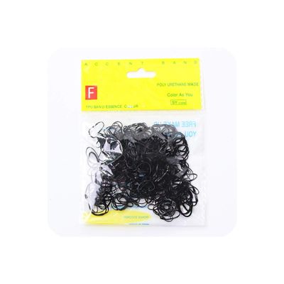 1000PCS/Lot Disposable Gum For Hair Children TPU Rubber Bands Ponytail Holder Elastic Hair Band Girls Scrunchie Hair Accessories,500 Black