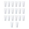 VASANA 20PCS 30ml/1oz Empty Refill White Plastic Cosmetic Lotion Tubes Bottles Shampoo Facial Cleanser Makeup Sample Soft Container Tube Bottle Vial Jar Pot Case with Flip Cap view 1