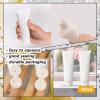 VASANA 20PCS 30ml/1oz Empty Refill White Plastic Cosmetic Lotion Tubes Bottles Shampoo Facial Cleanser Makeup Sample Soft Container Tube Bottle Vial Jar Pot Case with Flip Cap view 4