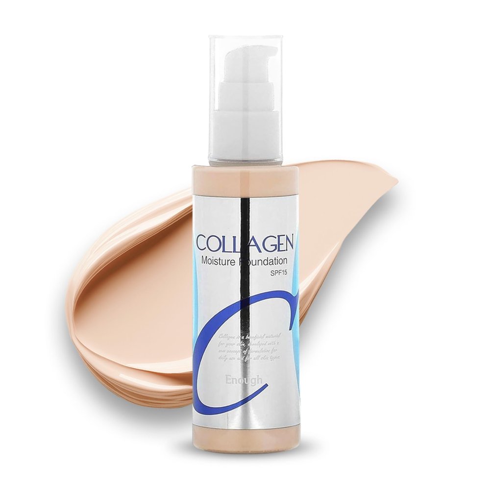 Enough Collagen, Moisture Foundation, SPF 15, 13, 3.38 fl oz (100 ml)