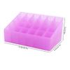24 Grids Lipstick Holder Display Stand Cosmetic Organizer Women Makeup Storage Box Brushes Bottles Display Rack Holder(Purple) view 2