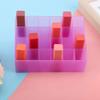 24 Grids Lipstick Holder Display Stand Cosmetic Organizer Women Makeup Storage Box Brushes Bottles Display Rack Holder(Purple) view 3