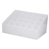 24 Grids Lipstick Holder Display Stand Cosmetic Organizer Women Makeup Storage Box Brushes Bottles Display Rack Holder(White) view 3