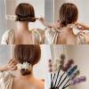 3 Pieces Magic Pearl Donut Hair Accessory for Women - DIY Flower Bow & Curl Style Maker view 2