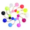 Ammzzoo111_Navel nail Stainless Steel Belly Button Navel Piercing Stud, 50/90Pcs Acrylic Tongue Nose Nipple Nails Belly Navel Ring Body Piercing Decor - 50 Pcs view 3