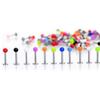 Ammzzoo111_Navel nail Stainless Steel Belly Button Navel Piercing Stud, 50/90Pcs Acrylic Tongue Nose Nipple Nails Belly Navel Ring Body Piercing Decor - 50 Pcs view 4