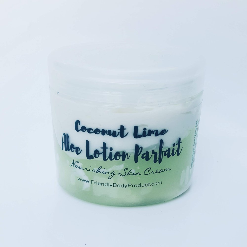 Coconut Lime Aloe Lotion Parfait