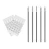 Body Piercing Needles, ATOMUS 10pcs 14G Stainless Steel Sterile Disposable Ear Nose Navel Nipple Lip Piercing Needles view 1