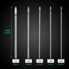 Body Piercing Needles, ATOMUS 10pcs 14G Stainless Steel Sterile Disposable Ear Nose Navel Nipple Lip Piercing Needles view 2