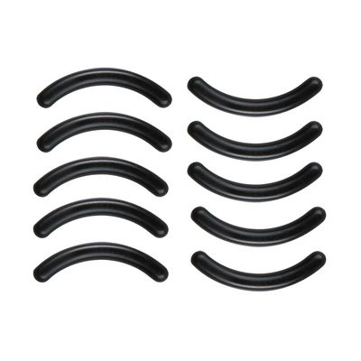 AKOAK Universal Soft High Elastic Silicone Eyelash Clip Replacement Pad, Eyelash Clip Filler Pad - Pack of 10 (Black)