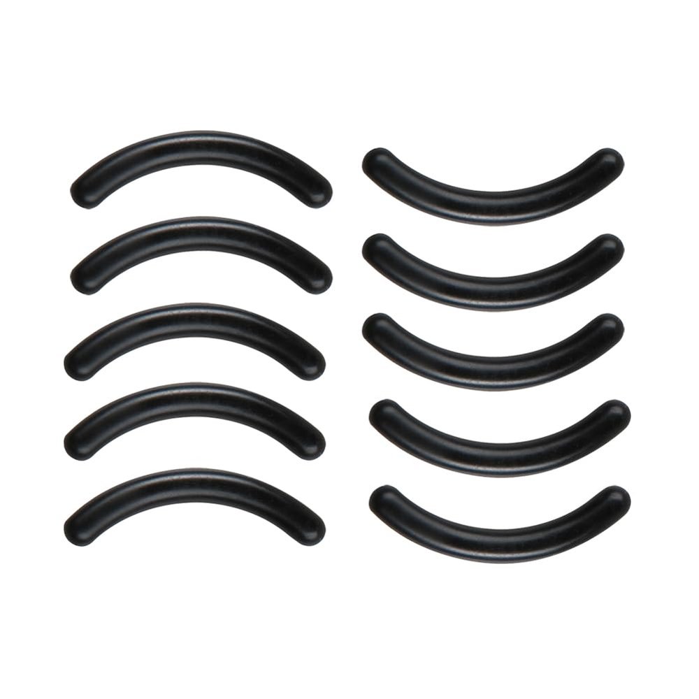 AKOAK Universal Soft High Elastic Silicone Eyelash Clip Replacement Pad, Eyelash Clip Filler Pad - Pack of 10 (Black)