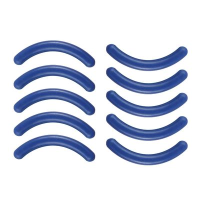 AKOAK Universal Soft High Elastic Silicone Eyelash Clip Replacement Pad, Eyelash Clip Filler Pad - Pack of 10 (Dark Blue)
