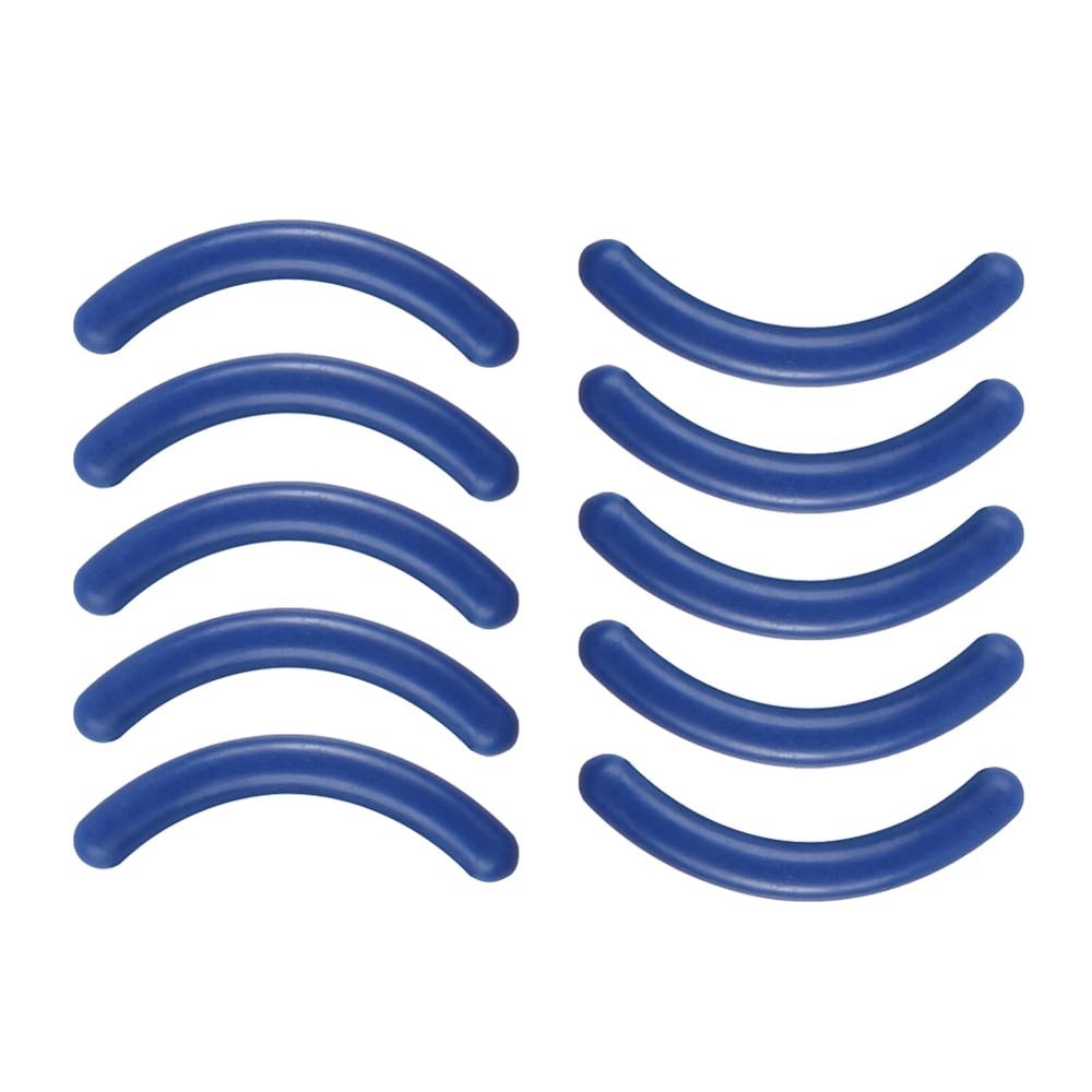 AKOAK Universal Soft High Elastic Silicone Eyelash Clip Replacement Pad, Eyelash Clip Filler Pad - Pack of 10 (Dark Blue)