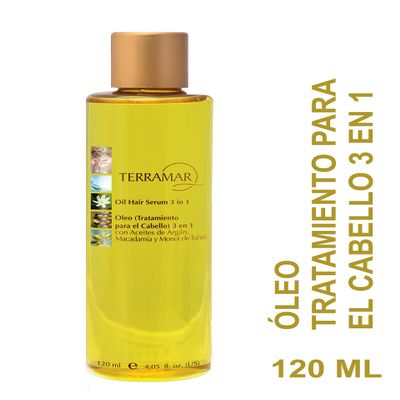 Oleo , Argan Oil , Macadamia and Monoi of Tahit, TERRAMAR, 4.05 Oz