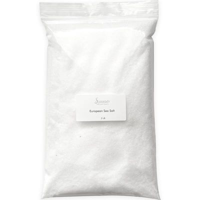 24 OZ European SPA Salt Fine Grain 100% Natural Unscented Pure Sea Salt Unisex Product Used in Cosmetic Products, Sea Salt Scrub, Spa Sea Salt Bath Soak to Help You Appear Beautiful. 24 OZ