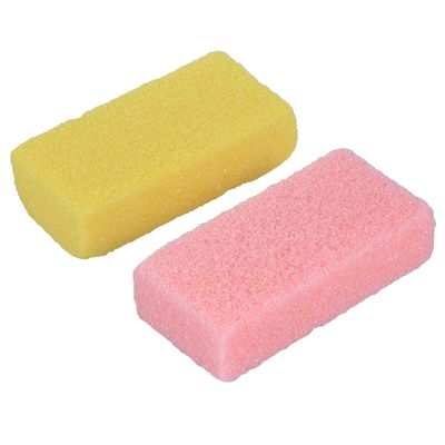 2pcs Pumice Hand Pedicure Stone Exfoliating Manicure File Pumice Remover Scrubber Dead Skin Remover Stone Feet Nail Buffer Tool Pedicure Supplies Scraper Foot