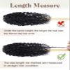 Hetto Clip in Black Curly Hair Extensions Human Hair 22 Inch #1 Jet Black Clip Hair Extensions Curly Human Hair Natural Wavy Clips on Full Head 7pcs 120g view 2