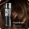 BOLDIFY Hair Fibers (28g) - Fill In Thinning and Fine Hair for an Instantly Fuller, Thicker Look - 14 Shades for Women & Men - Hazel Brown view 2