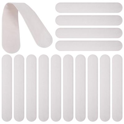 ARTIBETTER 50pcs Disposable Collar Protector Sweat Pads - White Collar Grime, 50 Pack Self-Adhesive Neck Liner Pads Feel All Day Against Collar Sweat & Stains